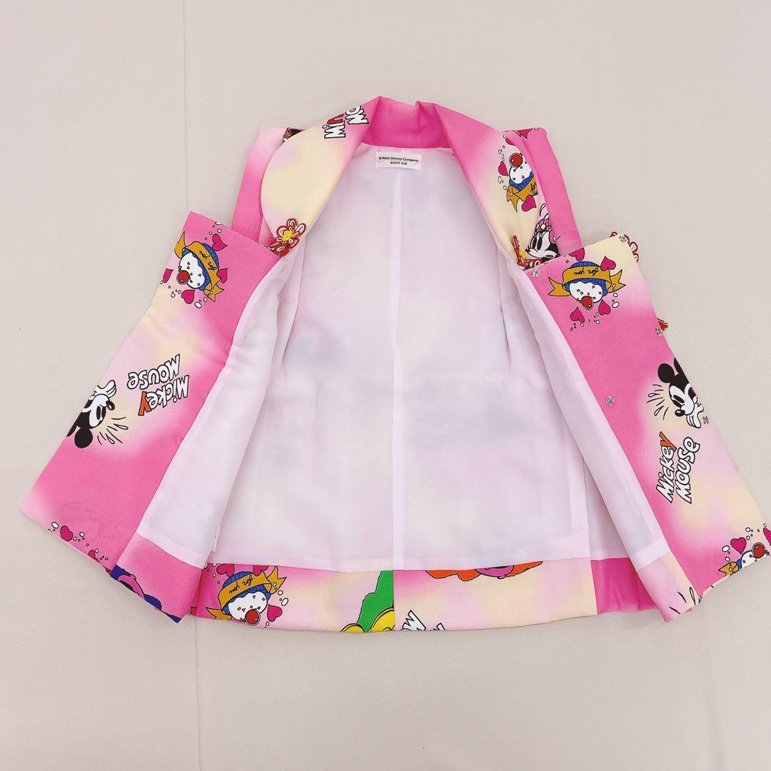 Walt Disney 七五三3歳女の子 ミッキー&ミニー 被布セット