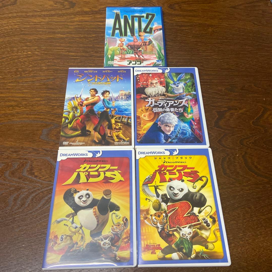 ドリームワークスDVD 5本セット - メルカリ