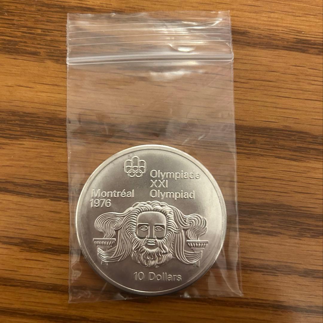 Rojan Rajthala カナダ モントリオールオリンピック「ゼウス」 1976 Montreal Canada Olympic Zeus ￼$10 Sterling Silver Proof Rare