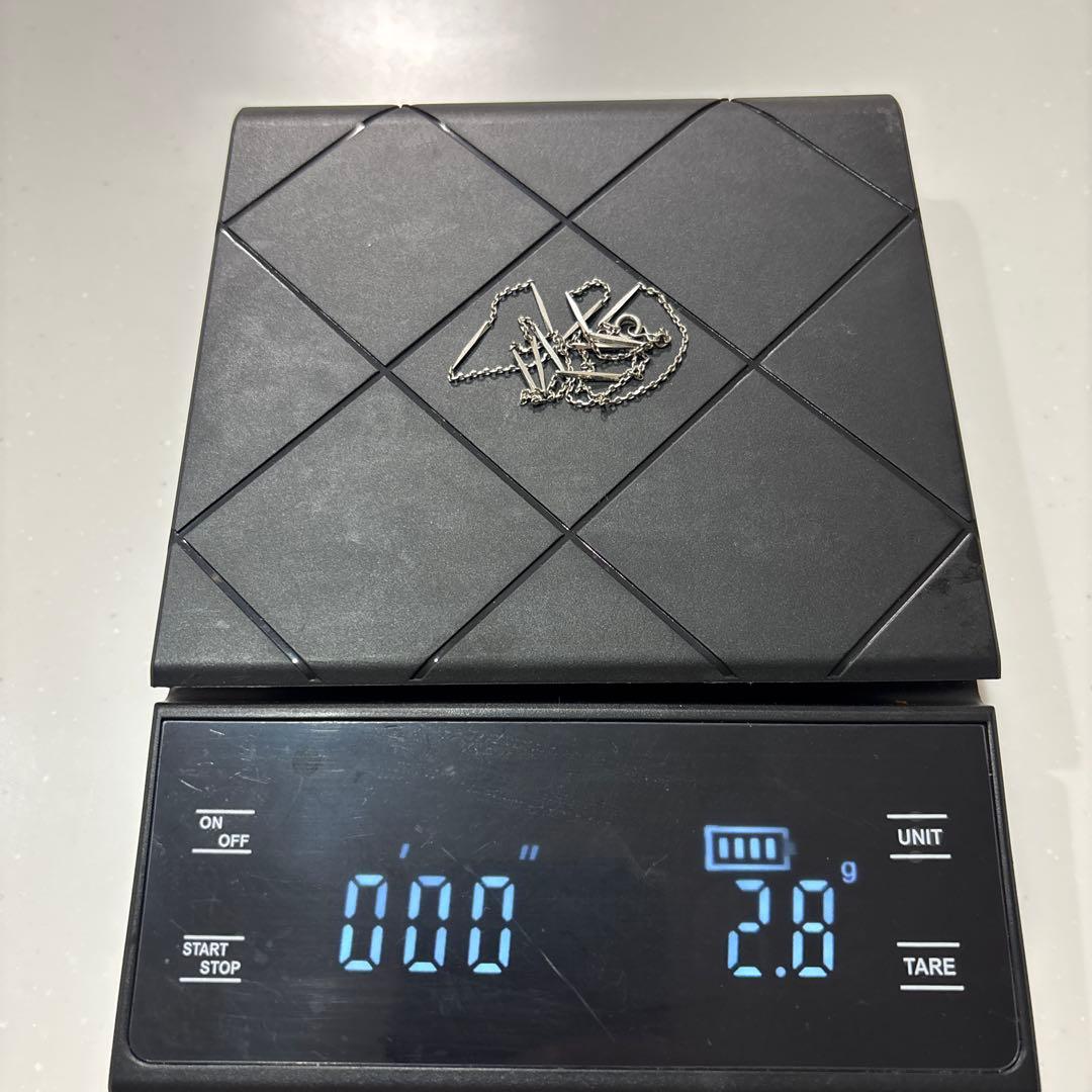 pm刻印プラチナ切子 ネックレス ヴィンテージ一 - メルカリ