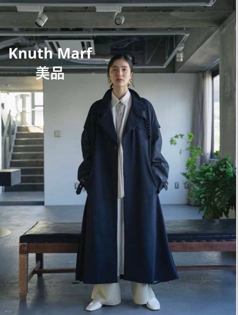 美品】Knuth Marf クヌーフマーフ3WAY トレンチコート デニム素材