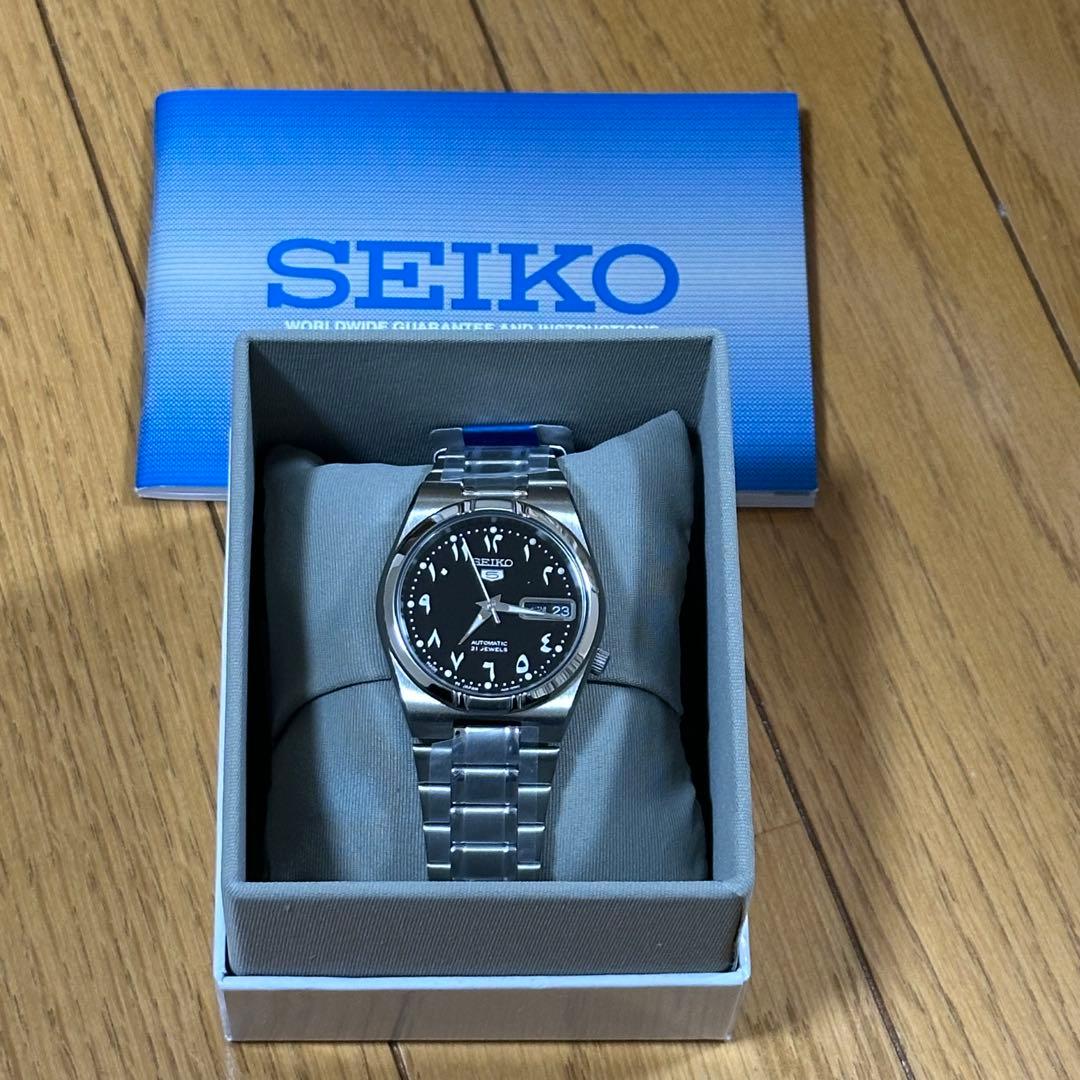 藤原ヒロシ SEIKO5 fragmentアラビア文字 - メルカリ