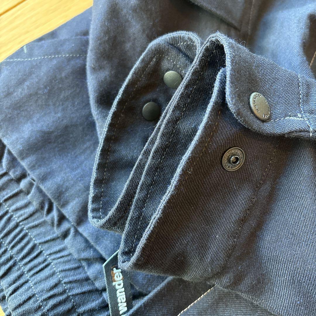 美品・定価5.7万】and wander ジップアップコットンウールブルゾン