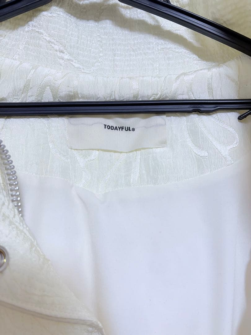 か*め様 TODAYFUL Jacquard Down Coat ジャガードダウ - メルカリ