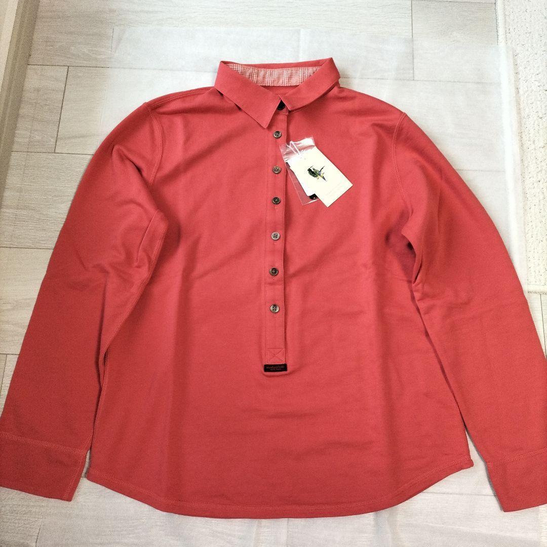 マドモアゼルノンノン 長袖ポロシャツ 新品未使用タグ付き Mademoiselle NON NON マドモアゼルノンノン タグ付き フラッグ刺繍 七