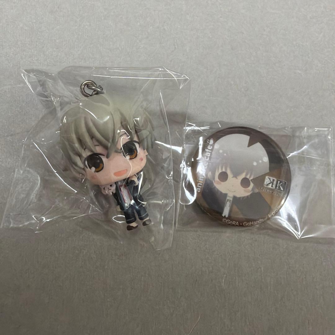 カラコレ アニカフェ 缶バッジ 伊佐那社 シロ アニメK - メルカリ