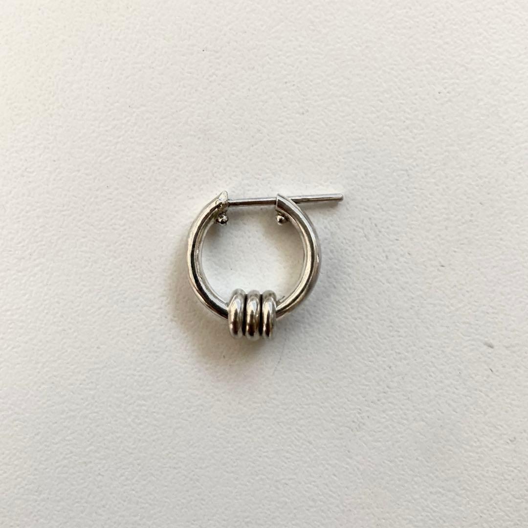 片耳 ノーブランド シルバー925 16mm ヤマト着用 登坂着スピネリ