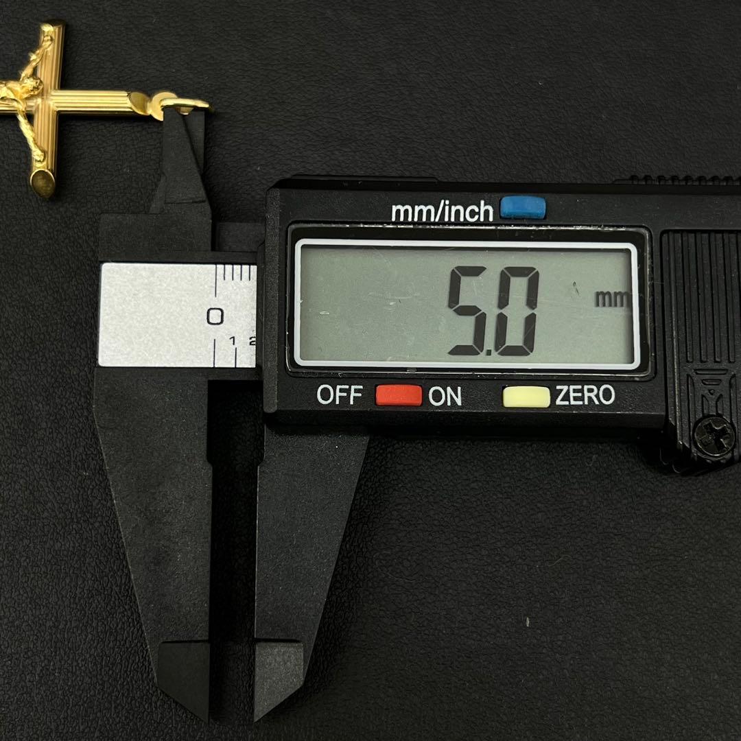 ☆(B010502)K18 YG ネックレストップ ウノアエレ 750 キリスト