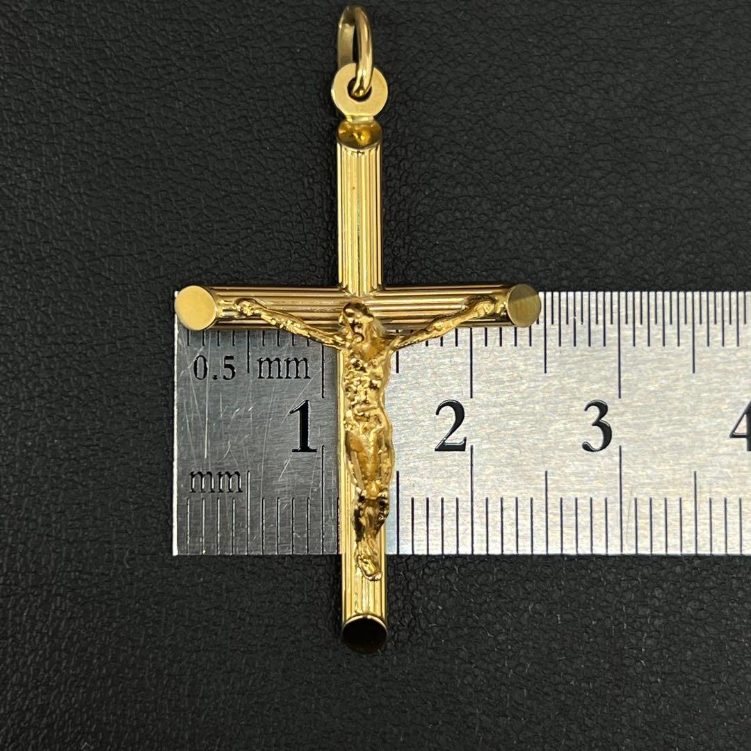 ☆(B010502)K18 YG ネックレストップ ウノアエレ 750 キリスト