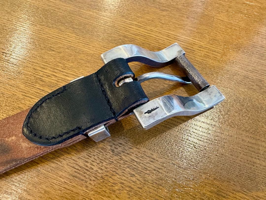 studio wokini ブライドルレザーベルト lynch cholosの通販はau PAY