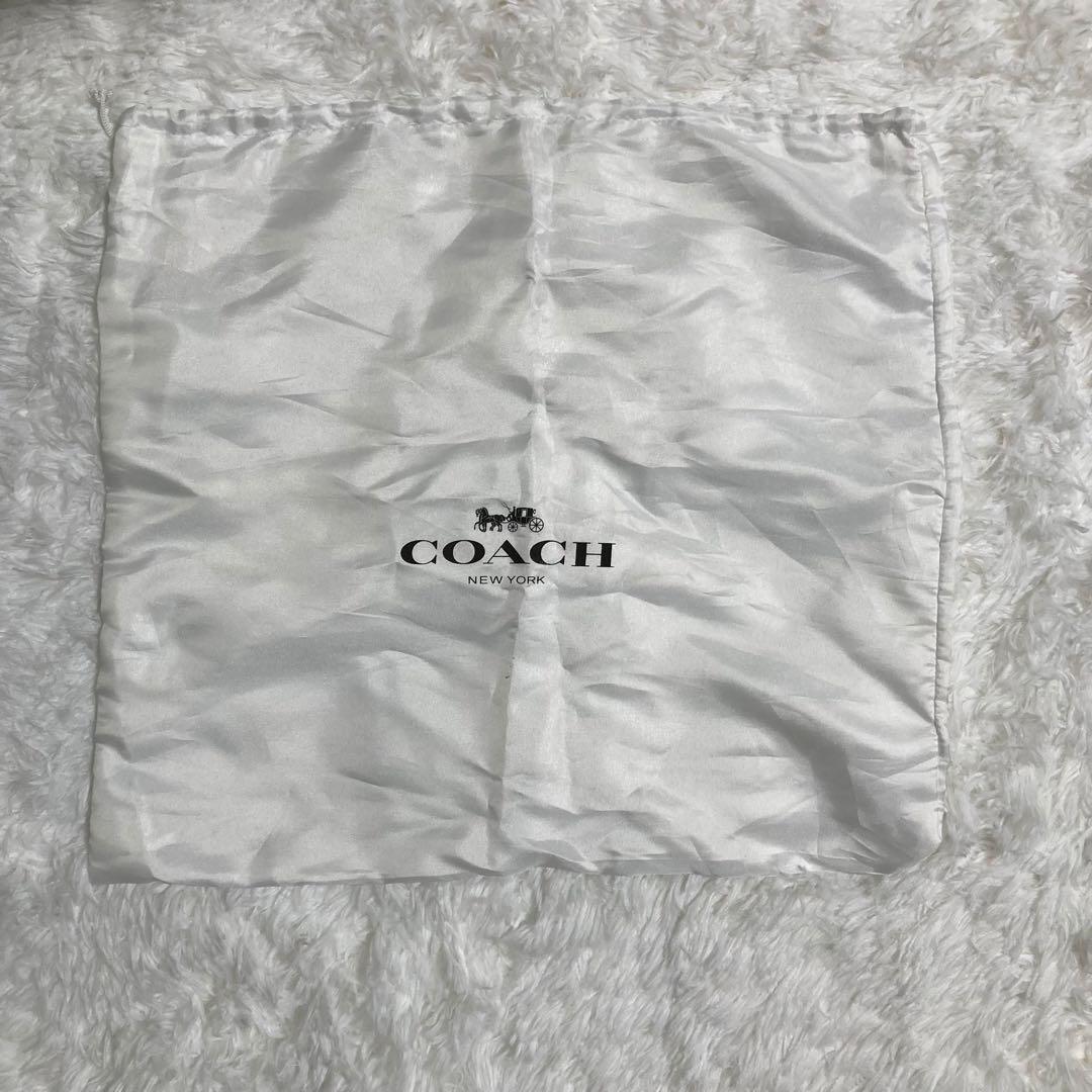 美品 コーチ 北川景子 ドラマ トートバッグ 黒 A4収納可 大容量 保存袋