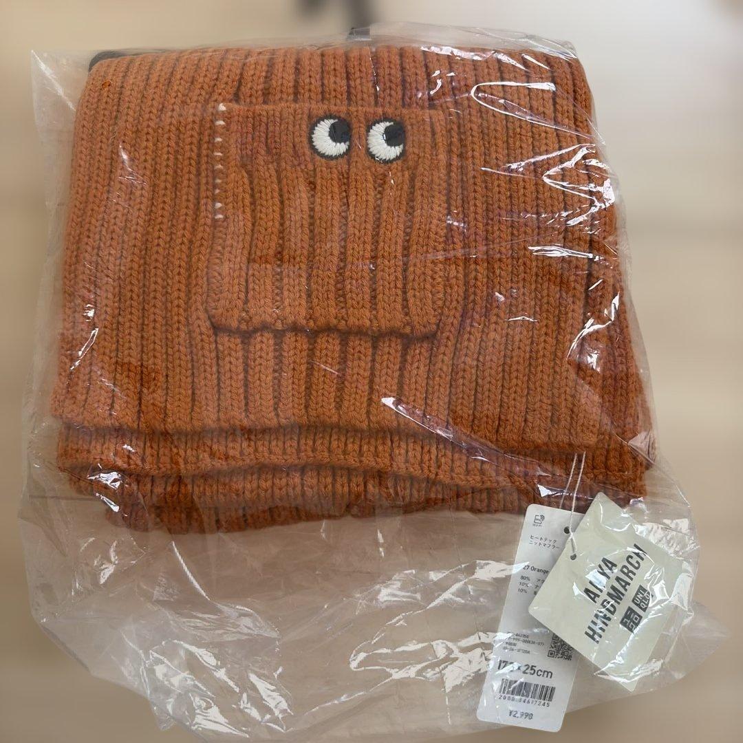 新品】ANYA HINDMARCH ヒートテックニットマフラー - メルカリ
