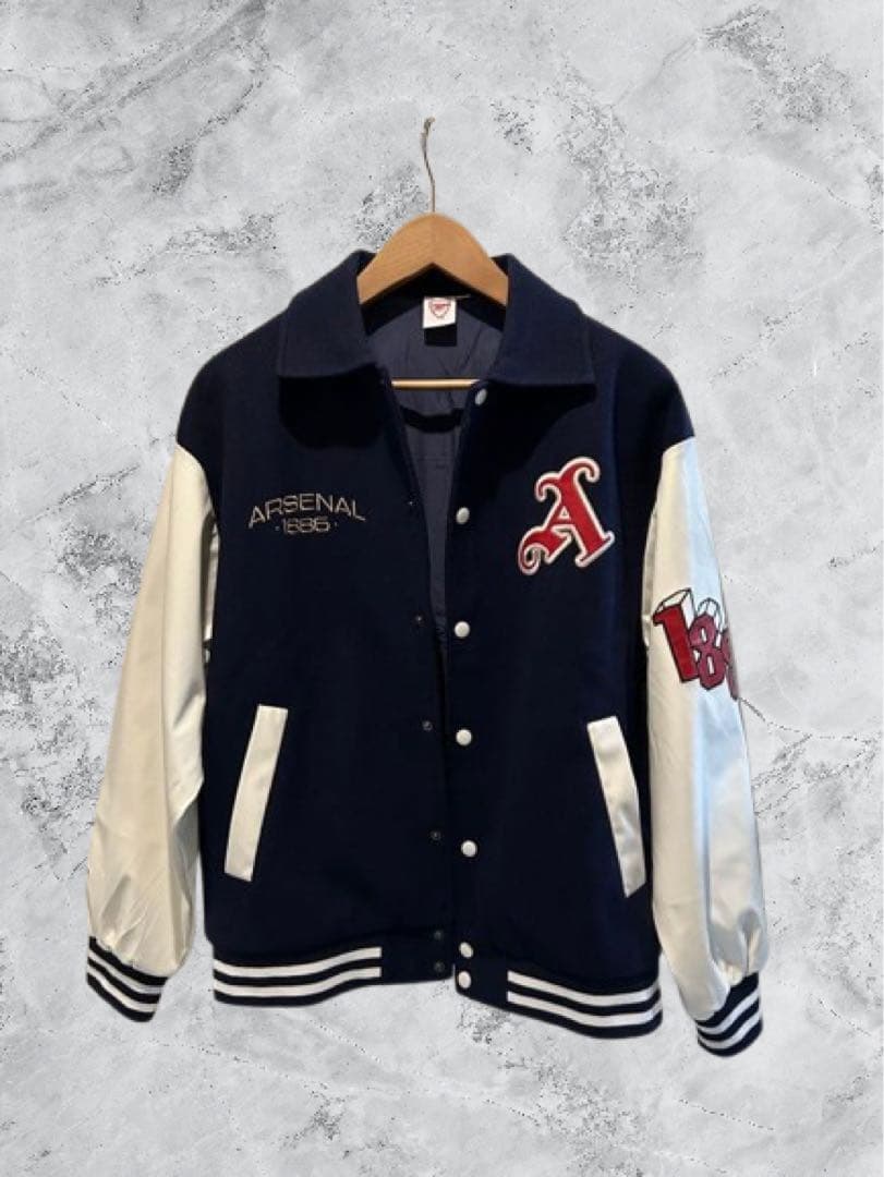 アーセナル スタジャン ネイビー Lサイズ - メルカリ