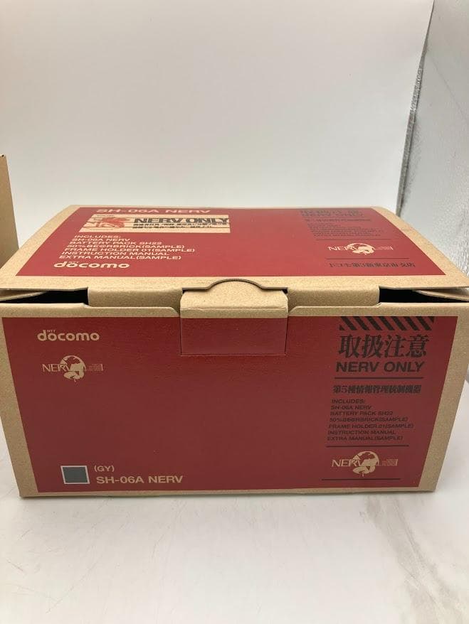 激レア】 SH-06A NERV エヴァンゲリオン 携帯電話 本体 ガラケー