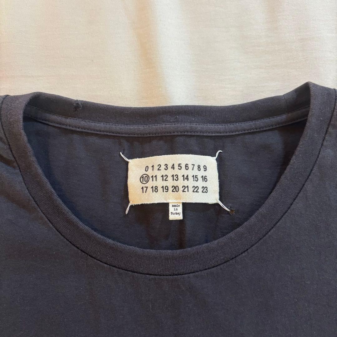 な*み様 Maison Margiela コットン tシャツ 48 Mサイズ ブ - メルカリ