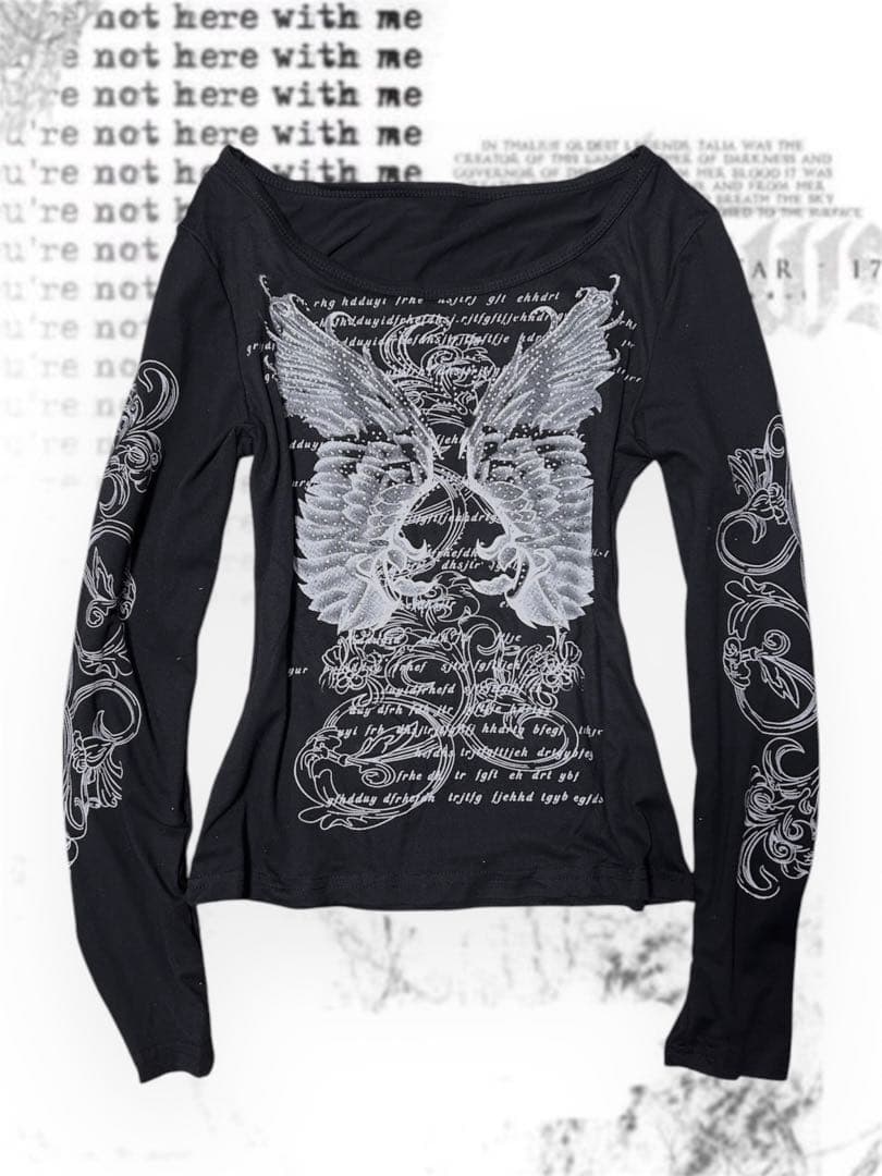 英字 ロンt 00s パンク y2k 平成 ギャル お兄系 グランジ v系 - メルカリ