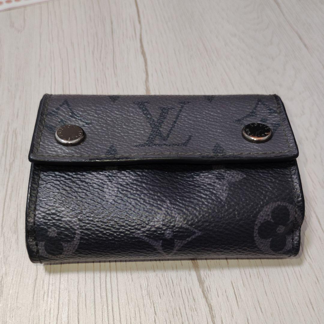 ルイ・ヴィトン 三つ折り財布 ブラック h-c760_6.jpg