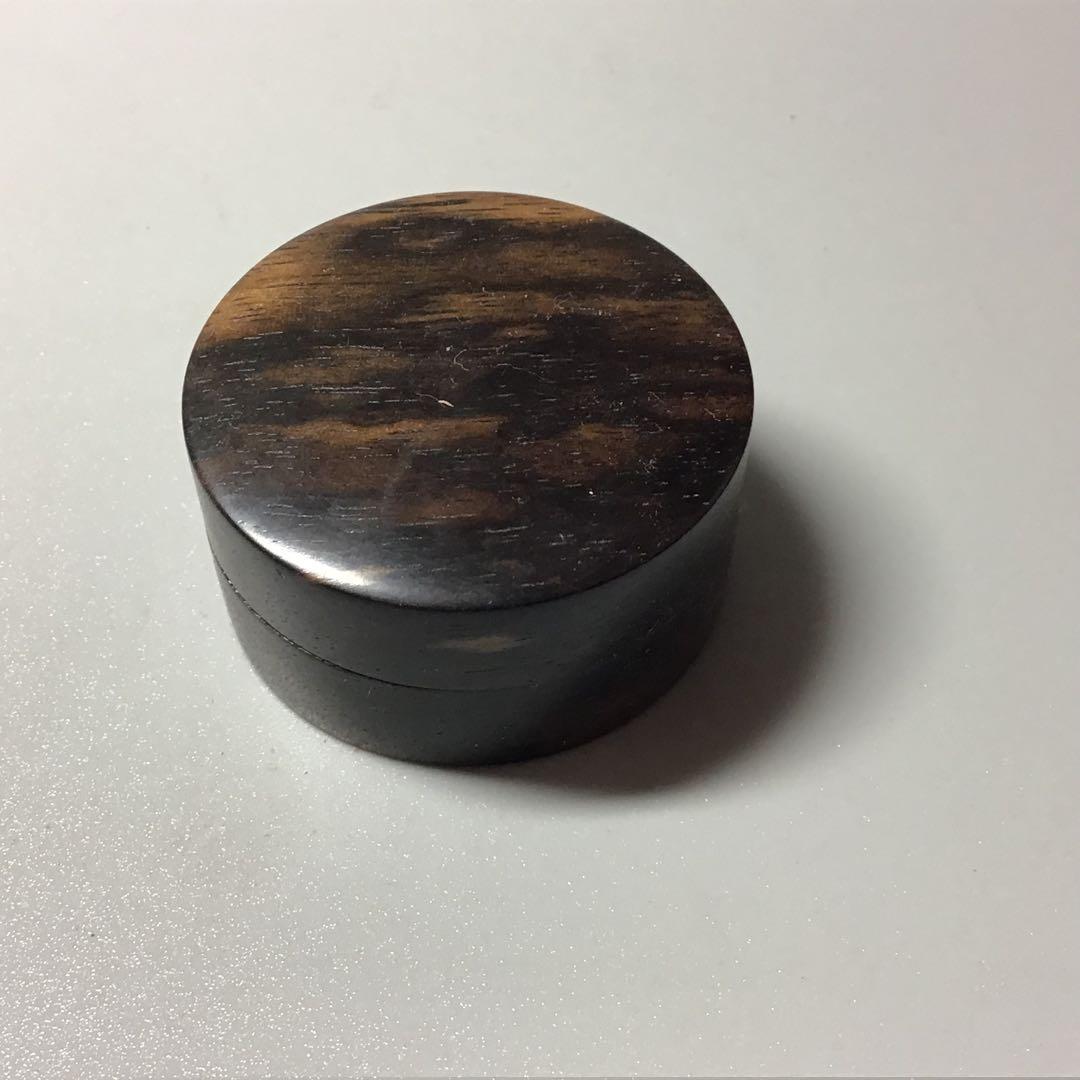 黒柿 縞柿 ミニ食蘢 小物入れ 香合にも - メルカリ