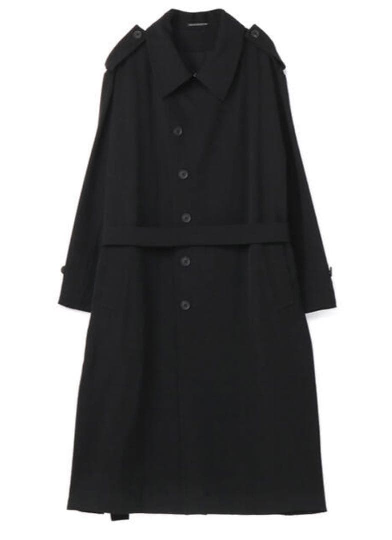 ヨウジヤマモト21AW アーミーギャバ トレンチコート - メルカリ