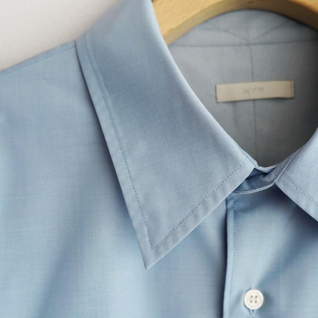新品・未使用】 MICRO SPAN BASIC SHIRT サックスブルーL - メルカリ