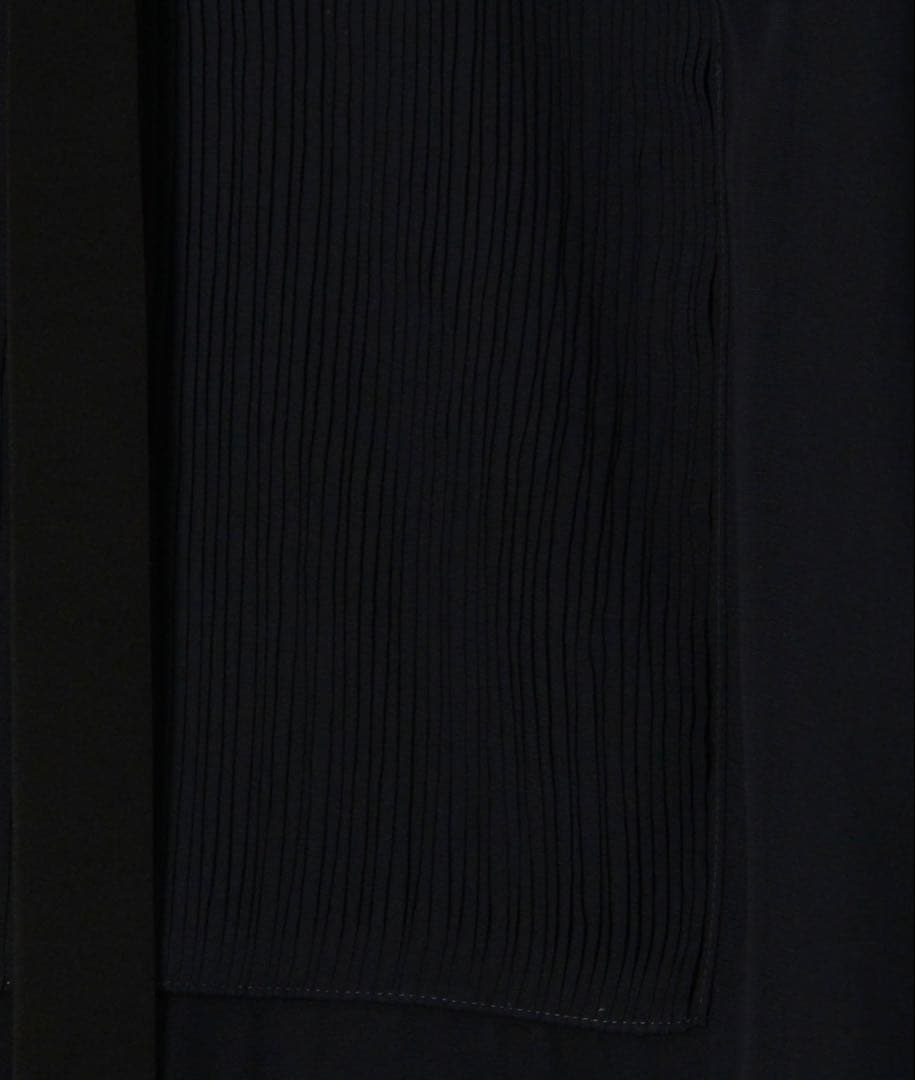 トゥモローランドビー シルクローン ボザムシャツ ブラック シルク100