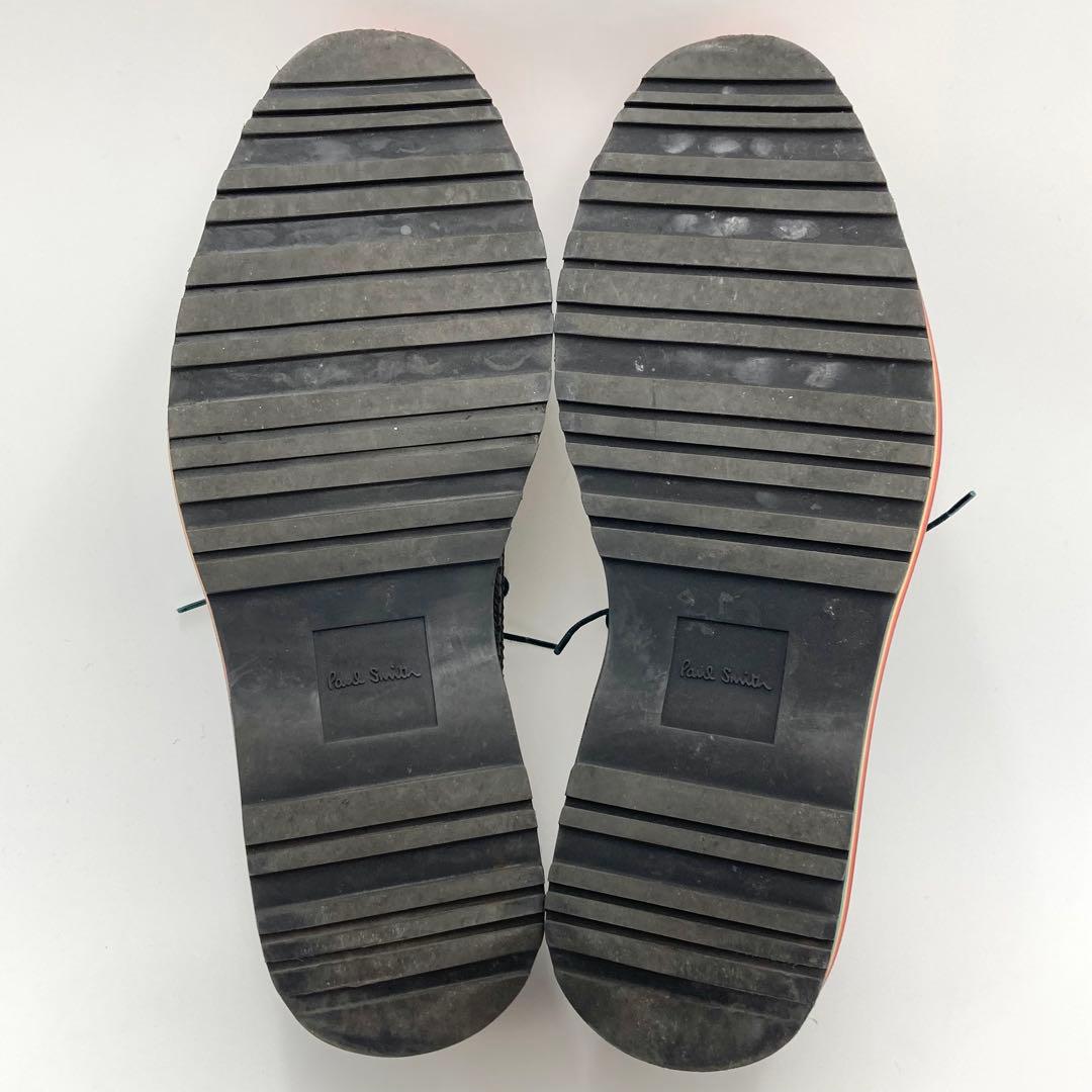 ぽんた様専用✨ ポールスミス ビジネスシューズ 深緑 マルチストライプ 43