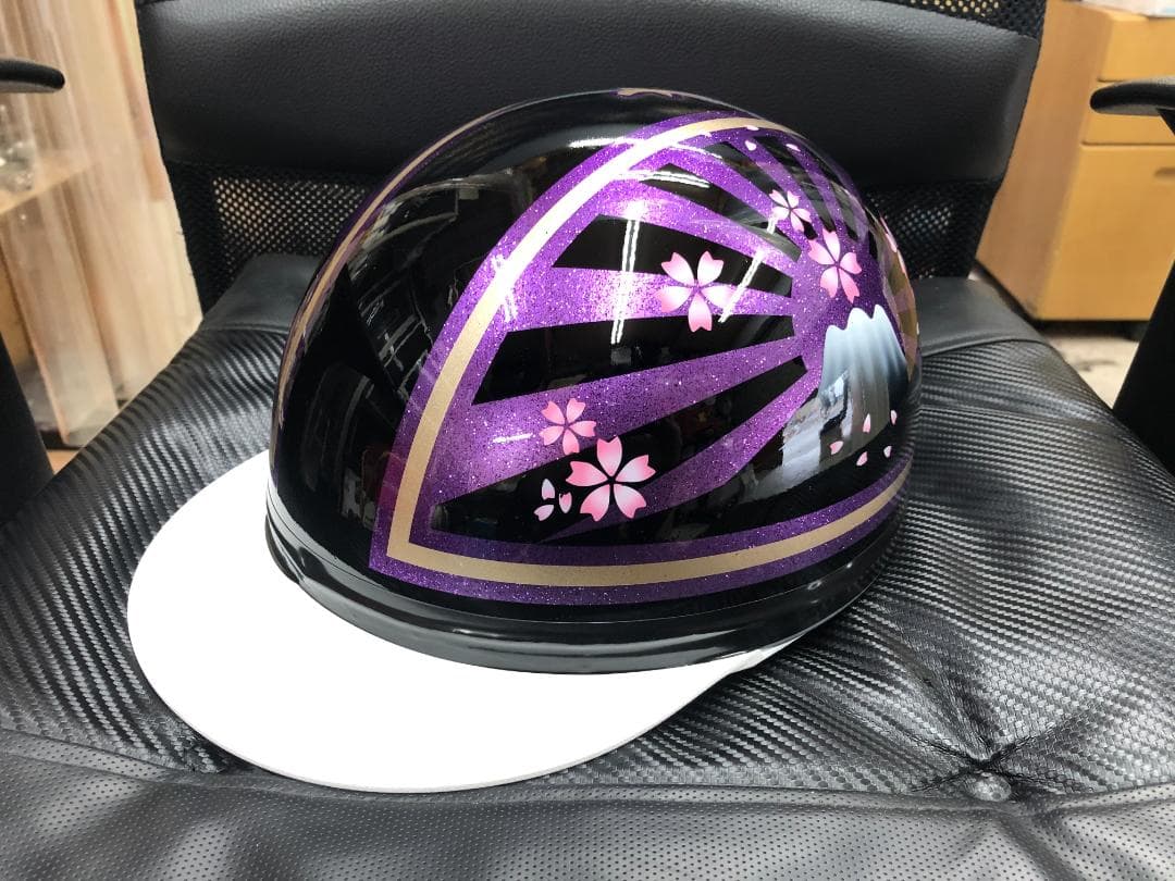 コルク半 カスタム 富士日章 黒紫 ラメ 桜 高級クリヤ 送料無料 - メルカリ