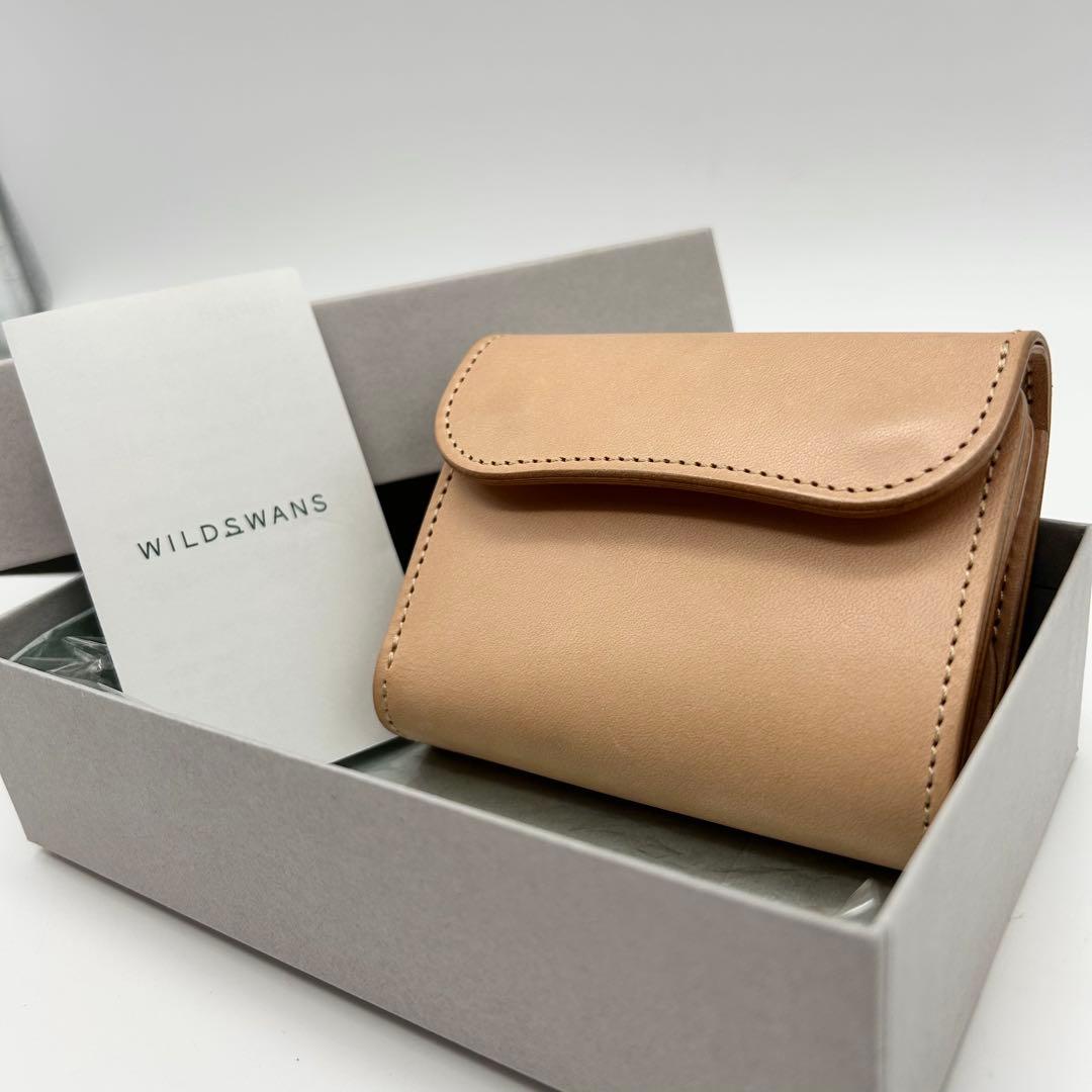 ワイルドスワンズ ENO イーノ 財布 サドルアップレザー ナチュラル WILD SWANS（ワイルドスワンズ）ENO（イーノ）ミニ3つ折りウォレット