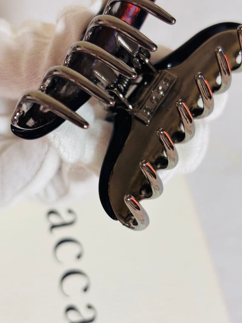 レア/極美品】アッカaccaクリップ ピン チェーン 黒 コラーナ