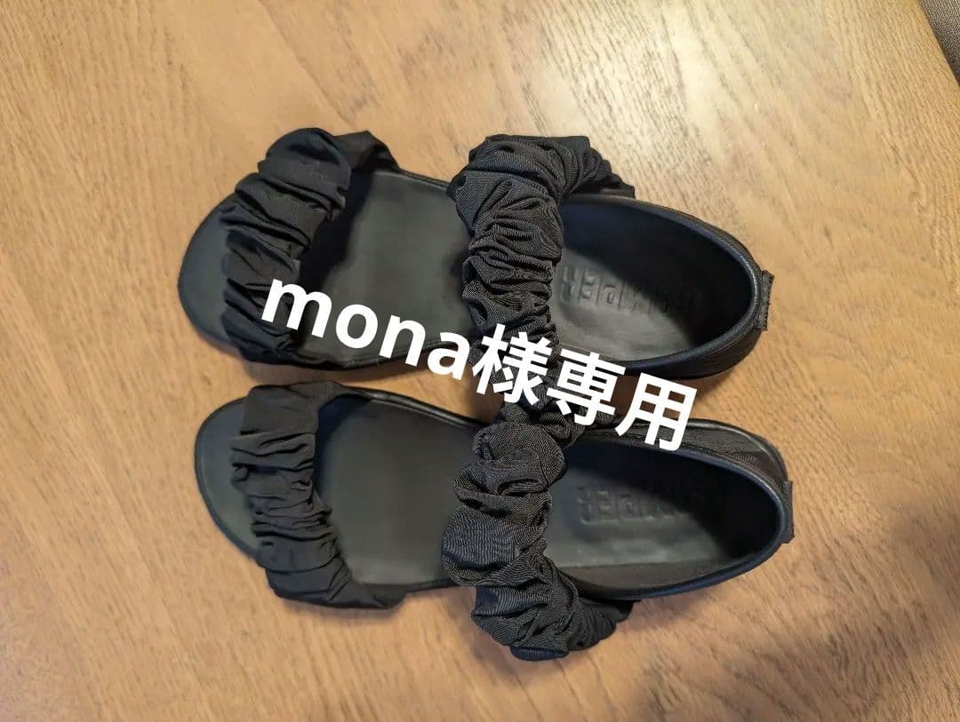 CAMPER　カンペール　ライトニナ　サンダル　36サイズ ブラック カンペール CAMPER RIGHT NINA / サンダル （ブラック） -靴