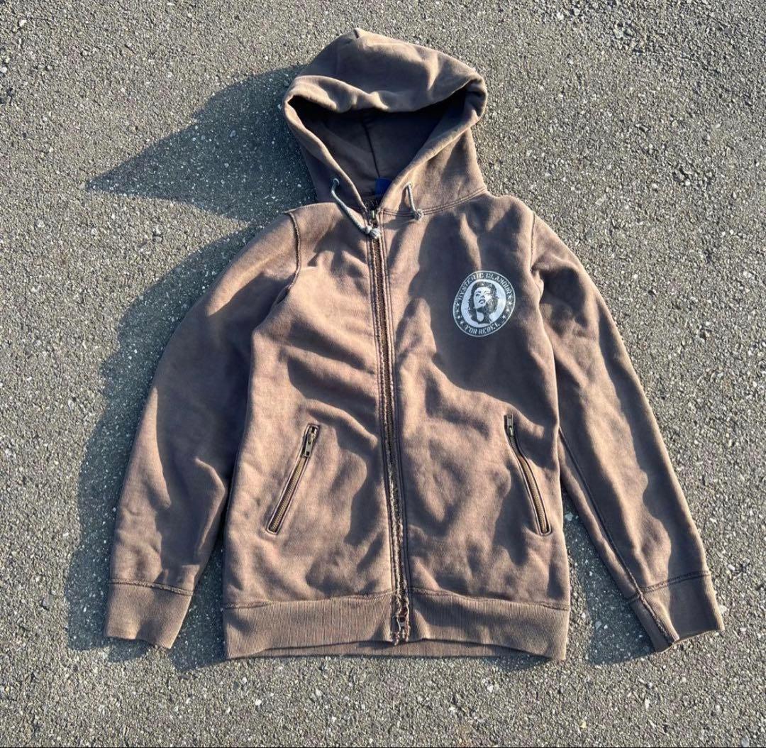 00s HYSTERIC GLAMOUR 初期タグ Y2K アーカイブパーカー ヒステリックグラマー ジップパーカー 初期タグ 00s ラメ シルバー