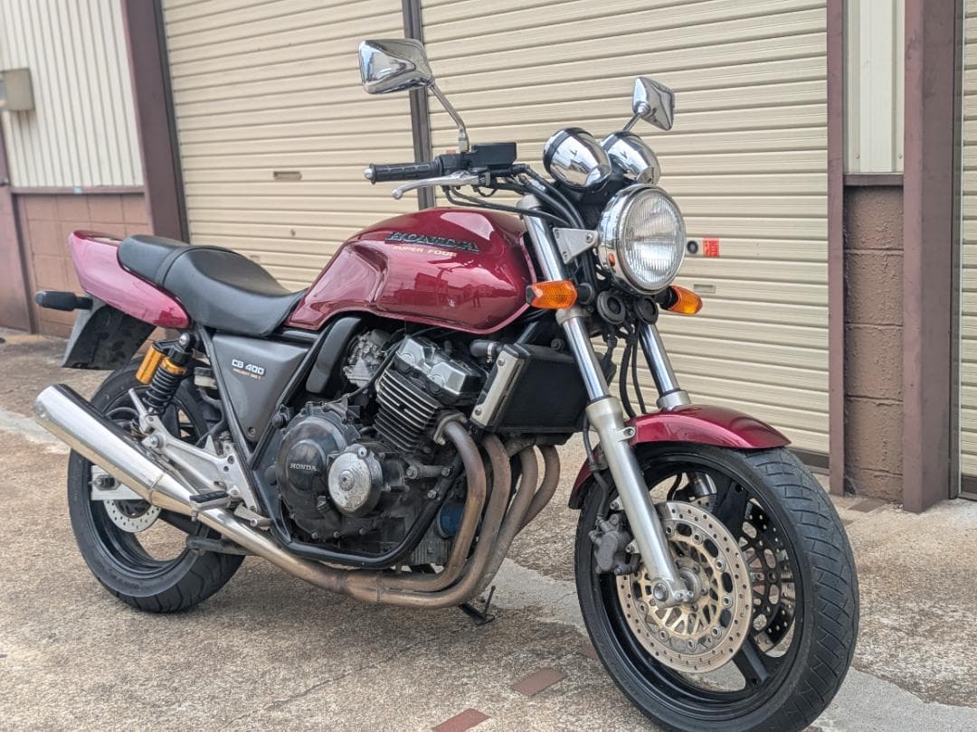 大阪堺発♪CB400SF NC31 ワインレッド スーフォア 車検有効 ETC付