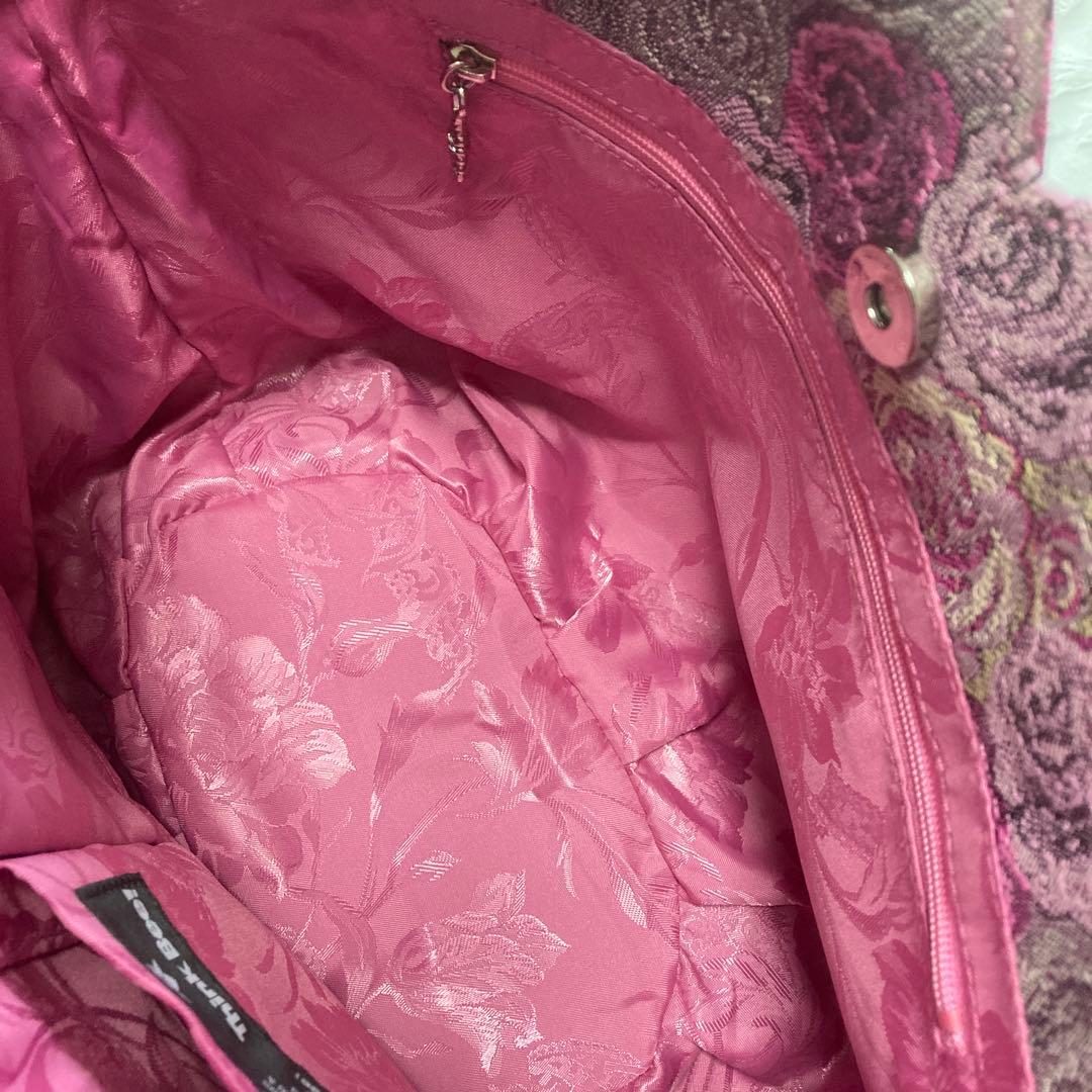 Think Bee! ネバーエンディングピンクローズ スパンコールビジュー