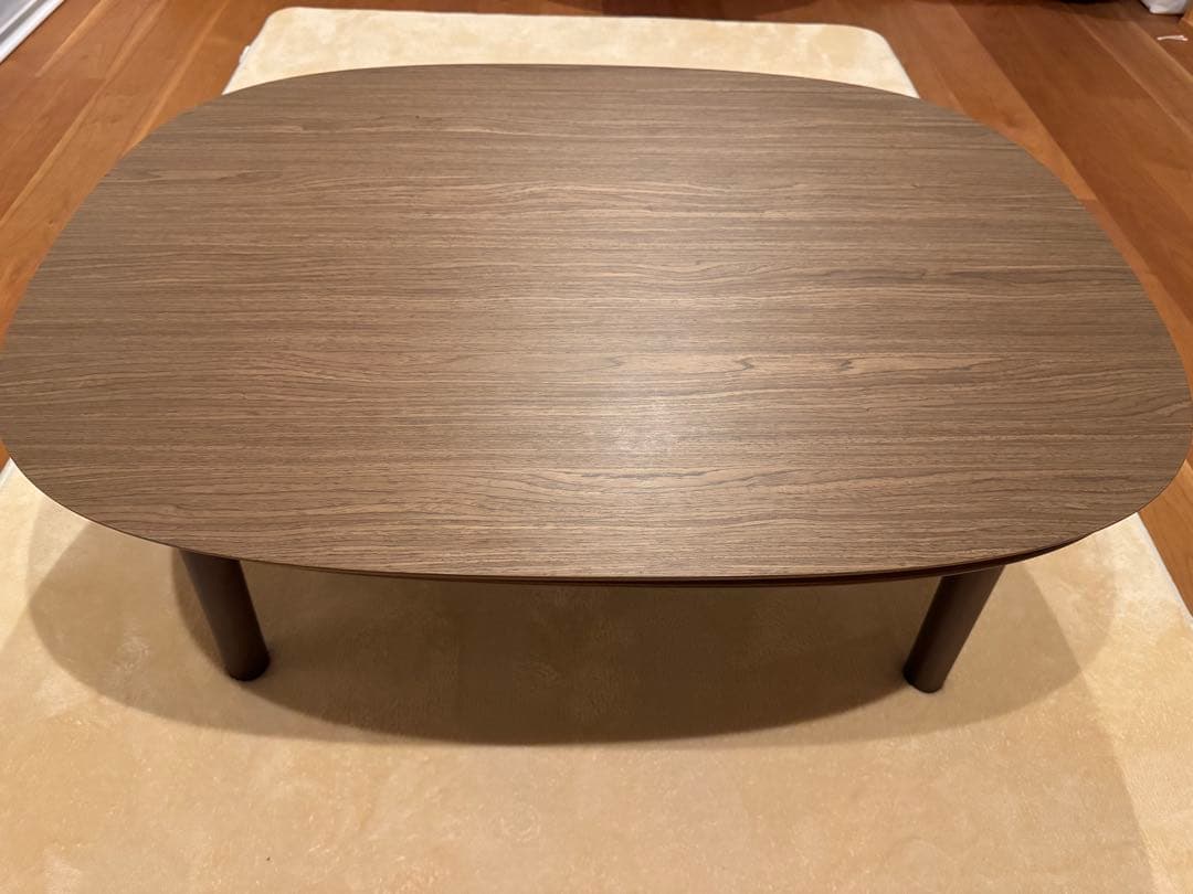 【2025年製】無印良品　こたつにもなるローテーブル　ダークブラウン小 2025年製】無印良品 こたつにもなるローテーブル ダークブラウン小