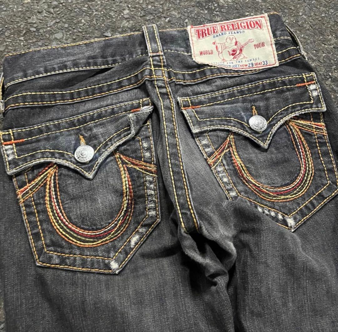 true religion レインボージョイ フレアデニム IO着用 即日発送 - メルカリ