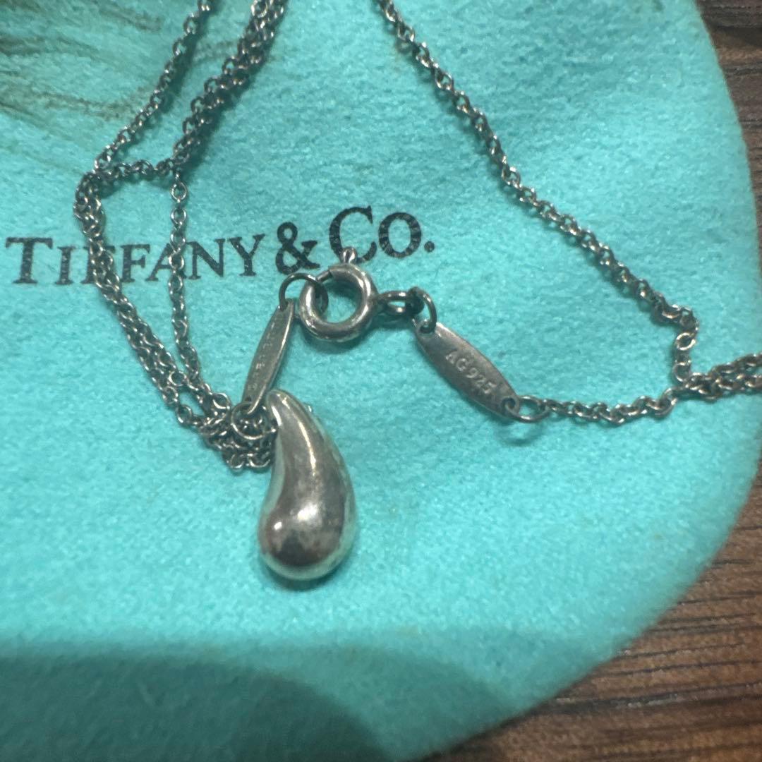 ティファニー❤️ティアドロップ ネックレス SV925 純正約40cm 定番