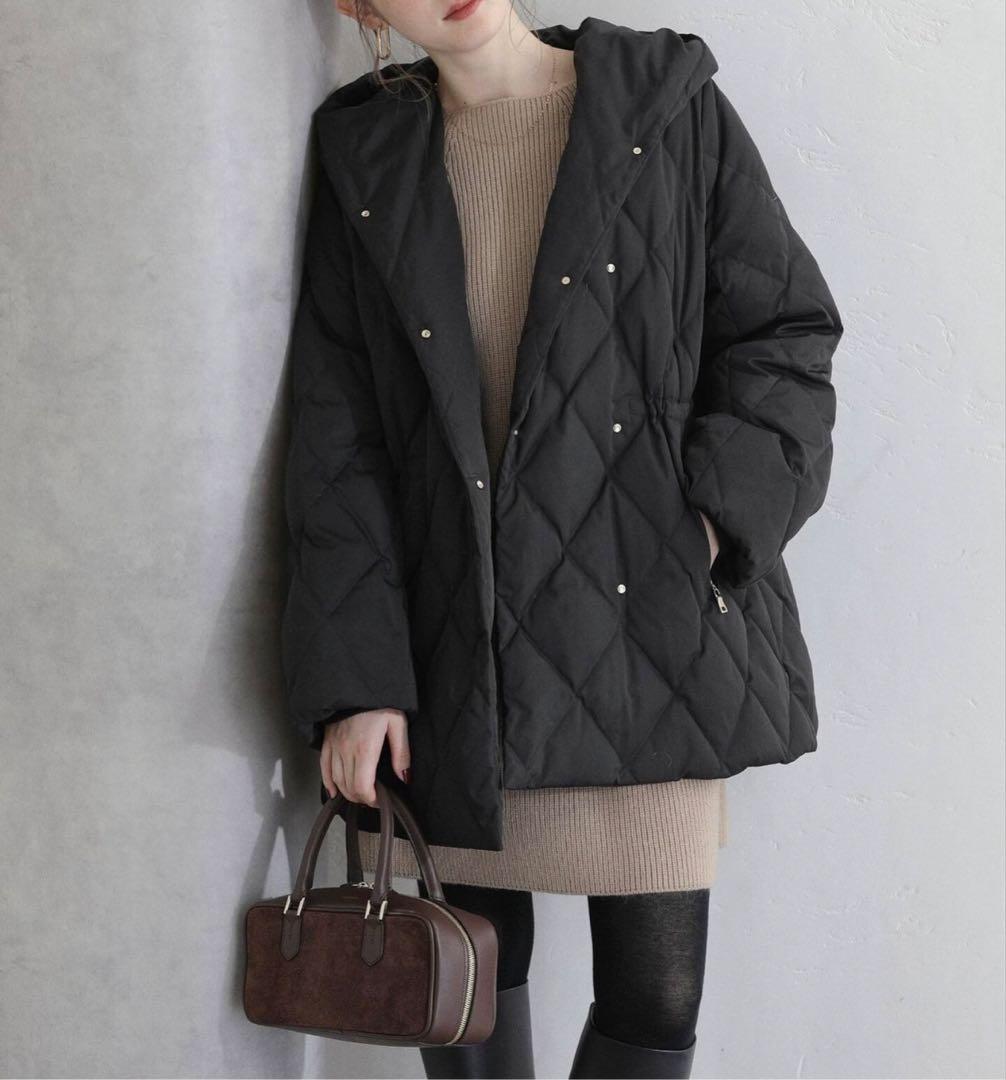 La Totalite ダイヤステッチダウンコート　ほぼ未使用 ダイヤステッチダウンコート（ダウンジャケット）｜La Totalite（ラ