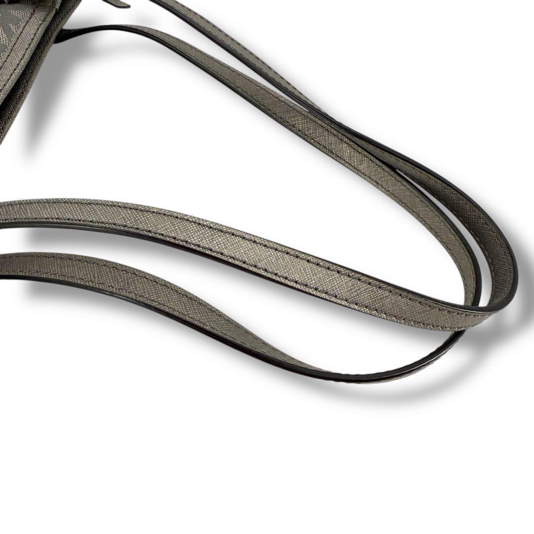 《極美品》マイケルコース トートバッグ MK刺繍 シグネチャー 肩掛け A4収納