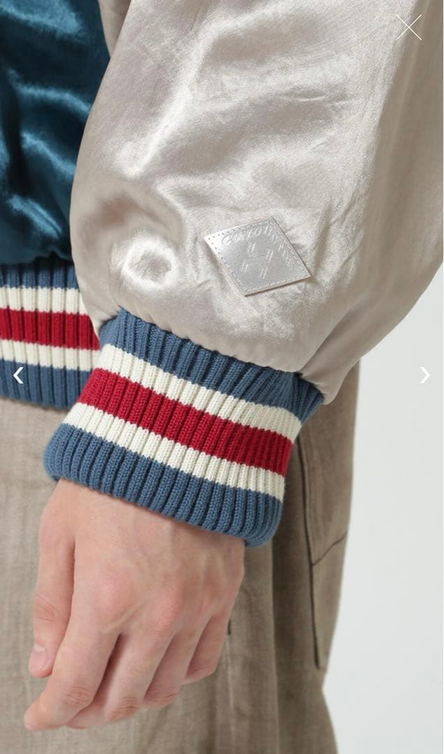 極レア】 el conductorH コンダクター 別注九尾スカジャン ブルー