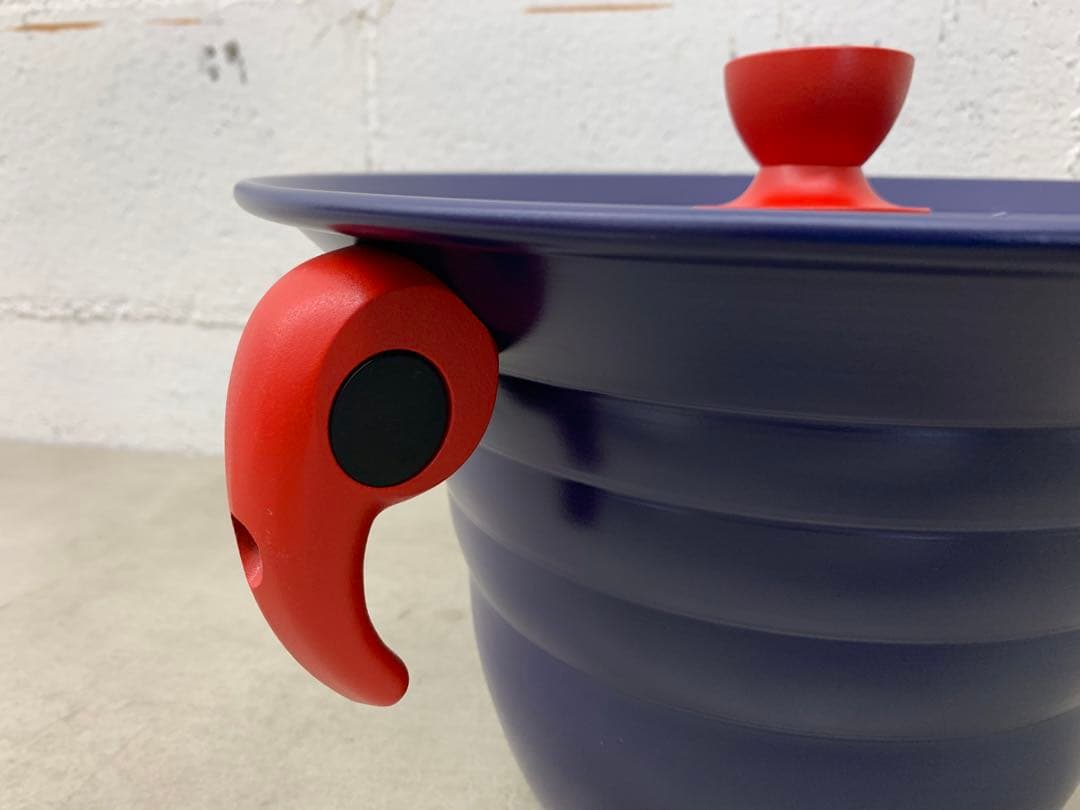 MN0608☆ラゴスティーナ Sally パスタ用鍋 ネイビー - メルカリ