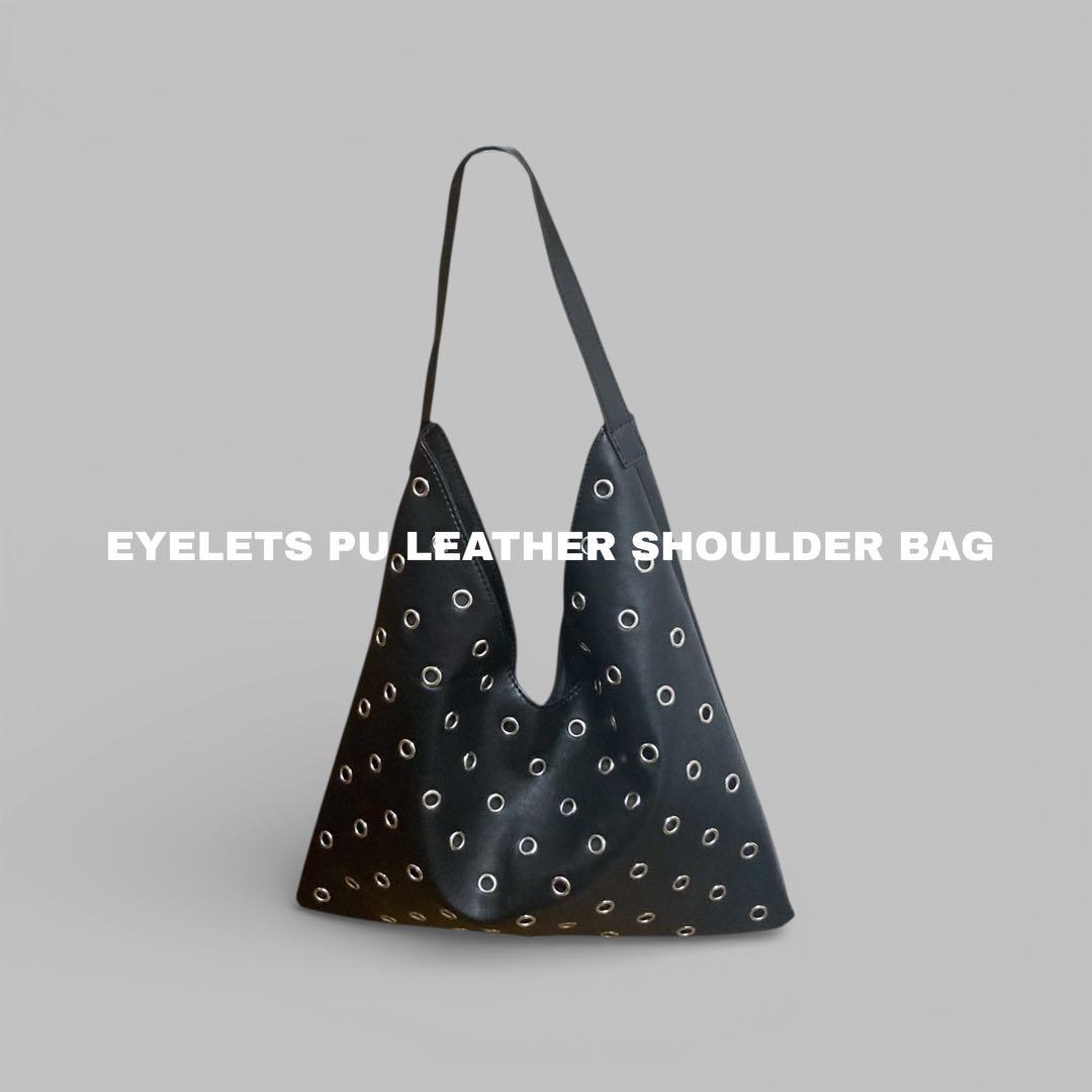 たまごぷりん EYELETS PU LEATHER BAG 3144B ≪YUKIKO KOJIMAさん リールご紹介アイテム≫[LE VERNIS] Sculpture