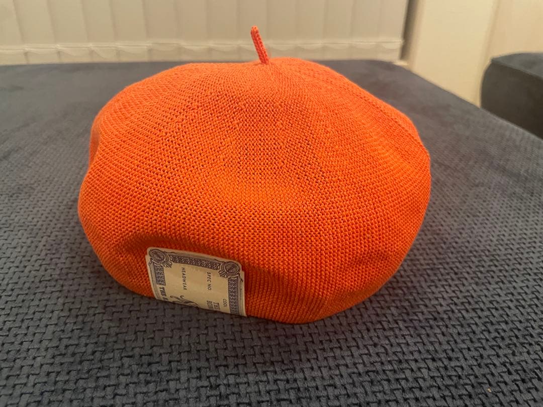 THE H.W.DOG&CO. ベレー帽　オレンジ　完売品