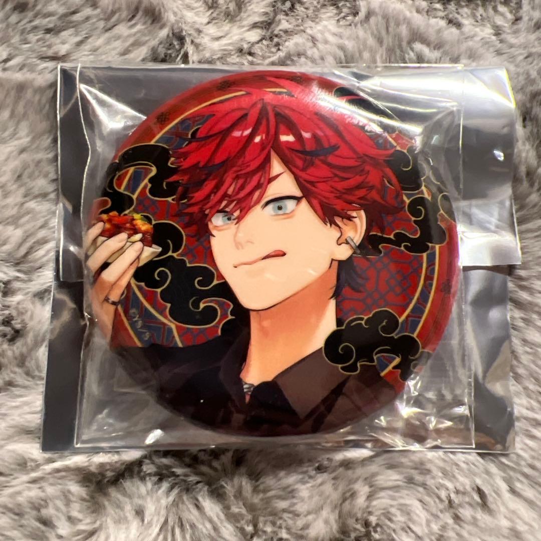 極楽街 近すぎて美しい極近店 Verトレーディングチェーン付き缶バッジ