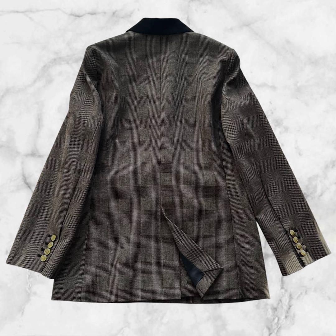 【美品】Arpege story 《店舗限定》W釦テーラードジャケット S 茶