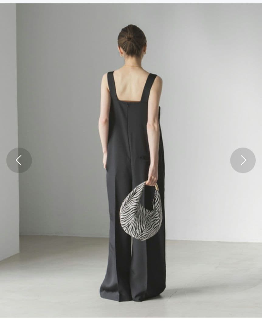 ☆美品☆《NOBLE》24SS サスペンダー オールインワン 36