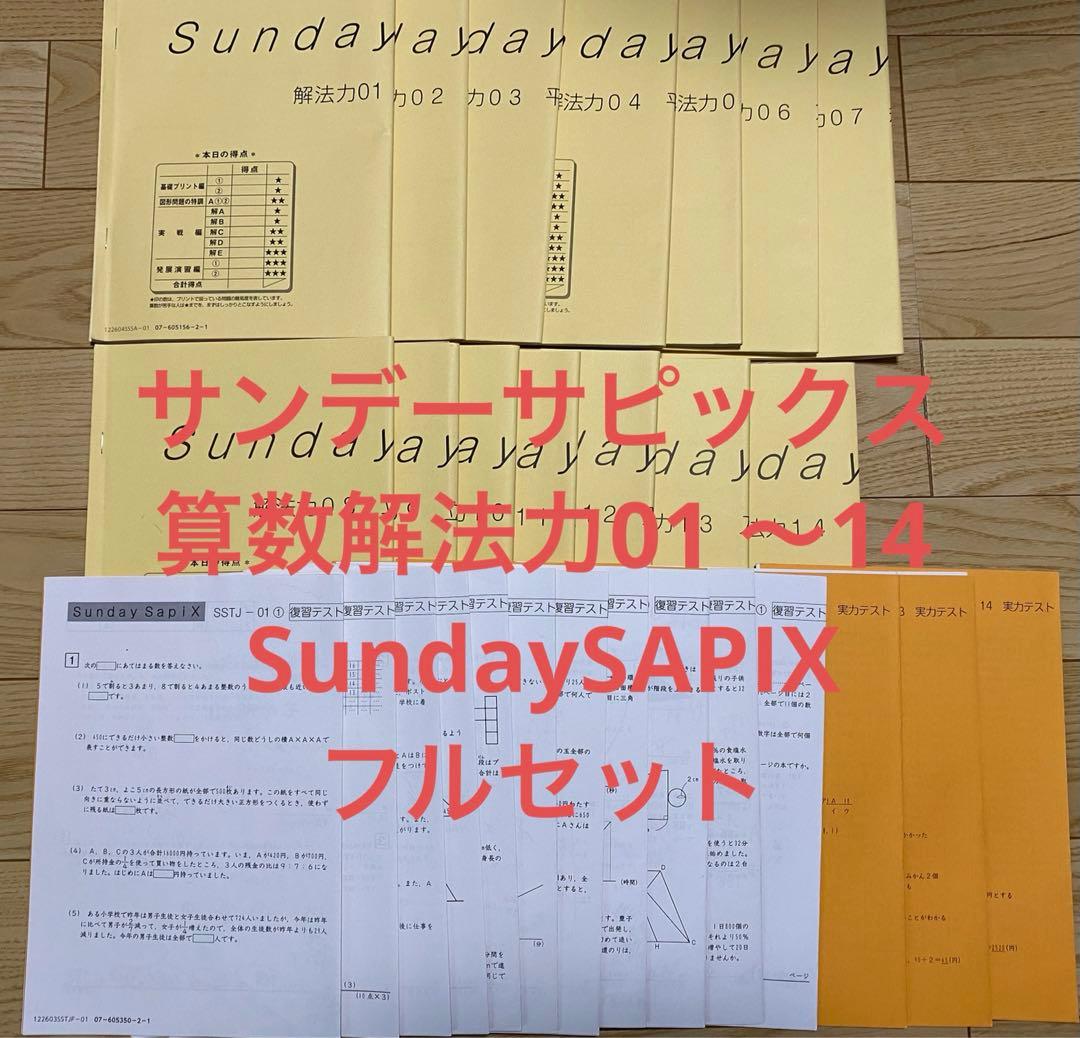 サピックス SS特訓 単科講座 算数解法力 全14回 - メルカリ