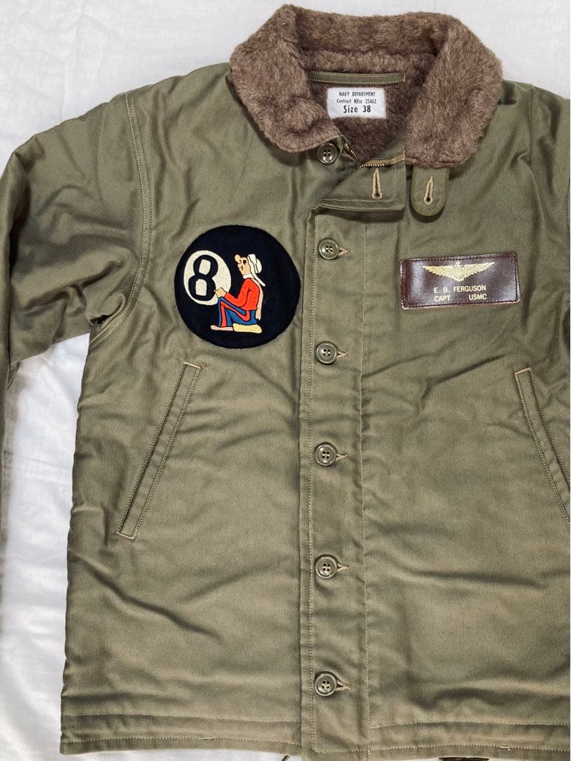 リアルマッコイズ 旧モデル N-1ジャケット 岡本博カスタムsize38 新品