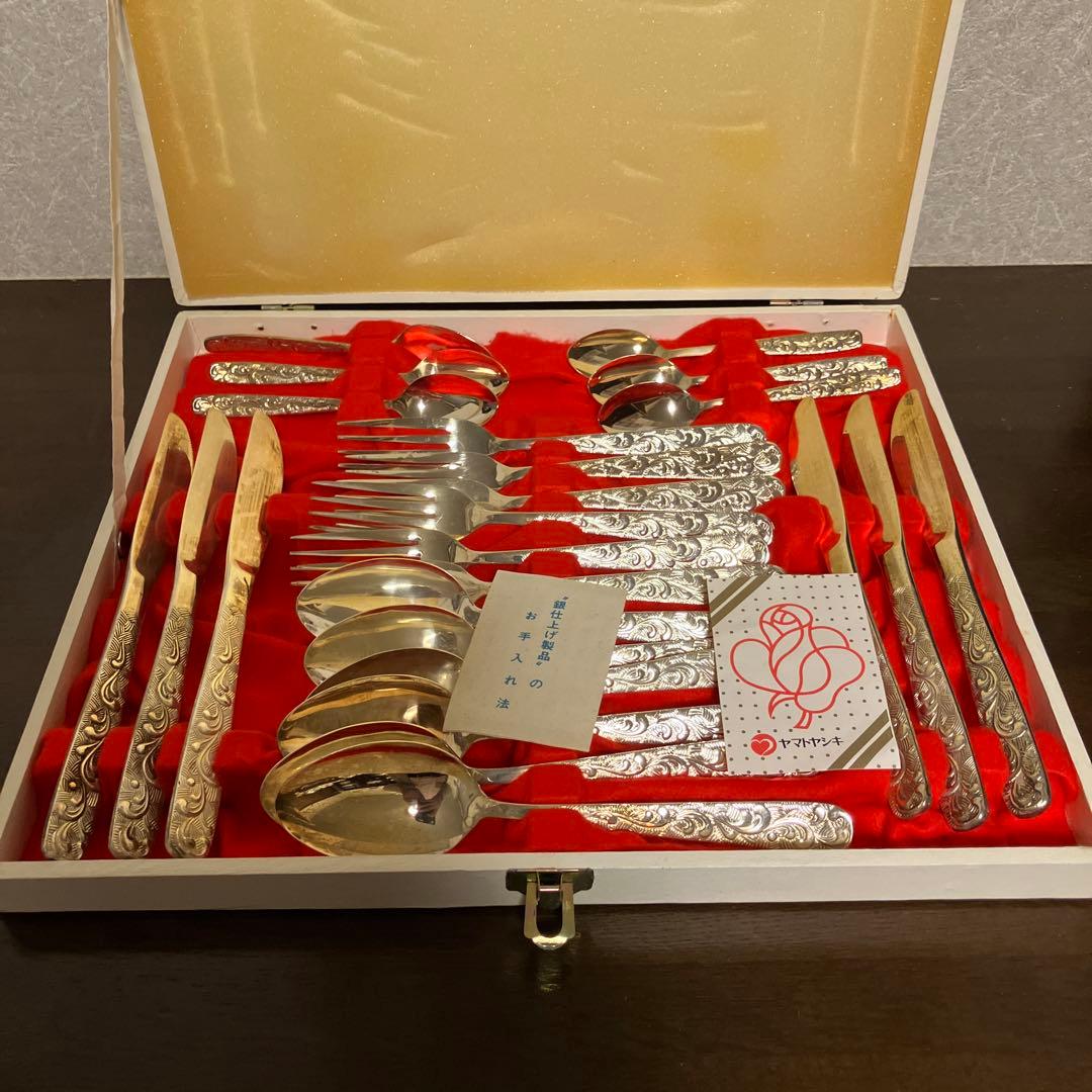 極美　銀仕上げカトラリーセット 24点以上 楽天市場】貝印 ステンレス ディナーカトラリー 6種 24点 セット