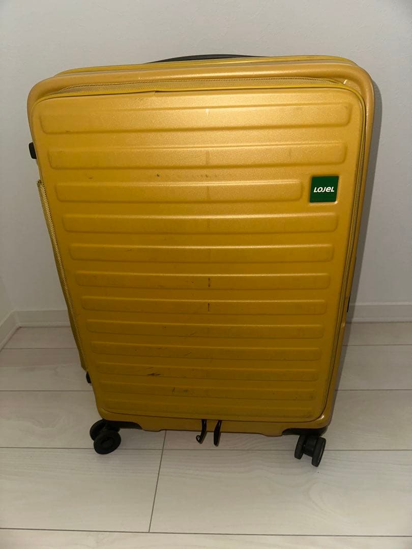 最終値下げ　LOJEL イエロー　キャリーケース　Mサイズ【傷あり】 LOJEL（ロジェール） 正規品 スーツケース 66L 60cm Voja VOJA-M