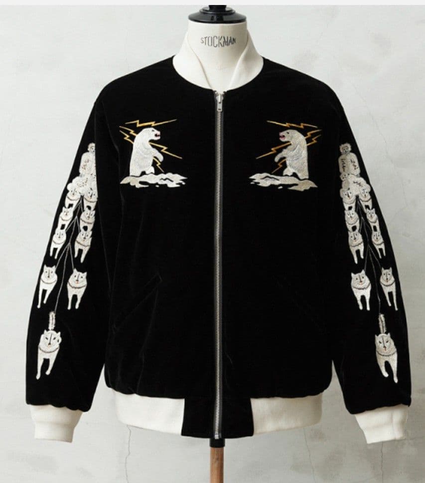 WAIPER 別注 TAION　リバーシブルダウン スカジャン アラスカ WAIPER 別注 TAION リバーシブルダウン スカジャン アラスカ - メルカリ